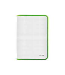 Mapa cu fermoar Economix A4 (plastic/verde neon) E31644-13